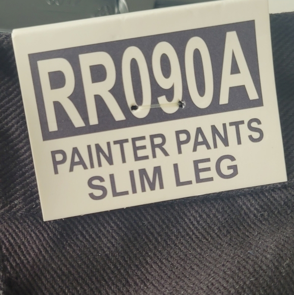 J. Galt Brandy Melville Painter Pants Black Slim Leg Size Small - Picture 7 of 8